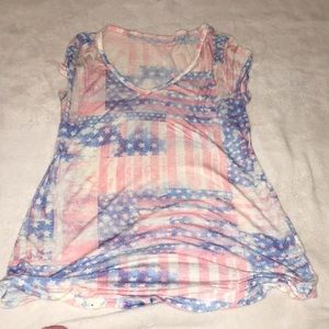 Very soft Fourth of July tee